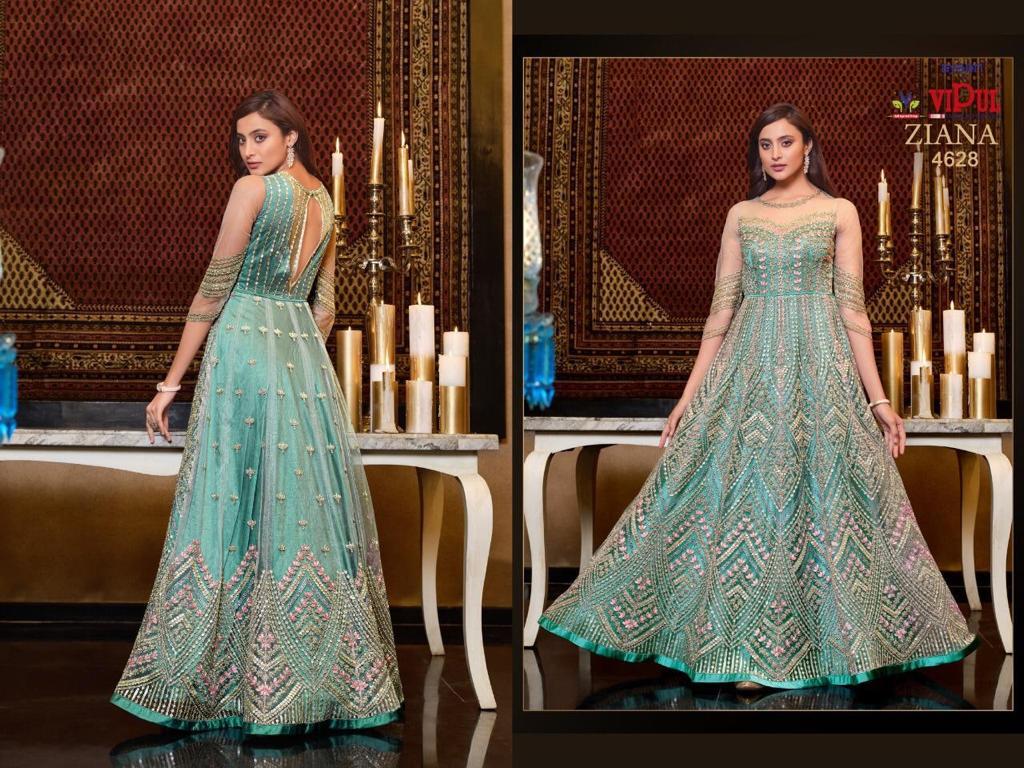 Ziana By Vipul Heavy Anarkali Wedding Salwar Suits Catalog